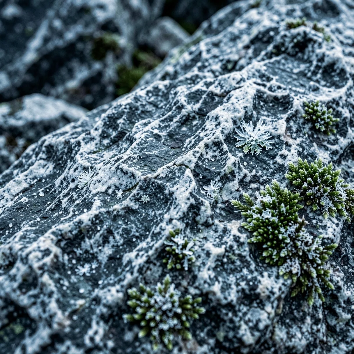 Alpine Felsstruktur